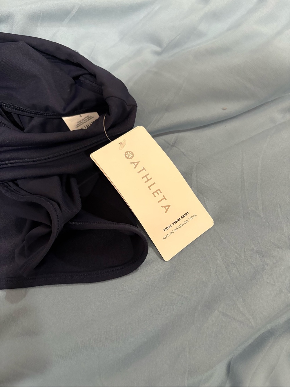 NWT Athleta Navy Blue Swim Skort - Picture 3 of 5